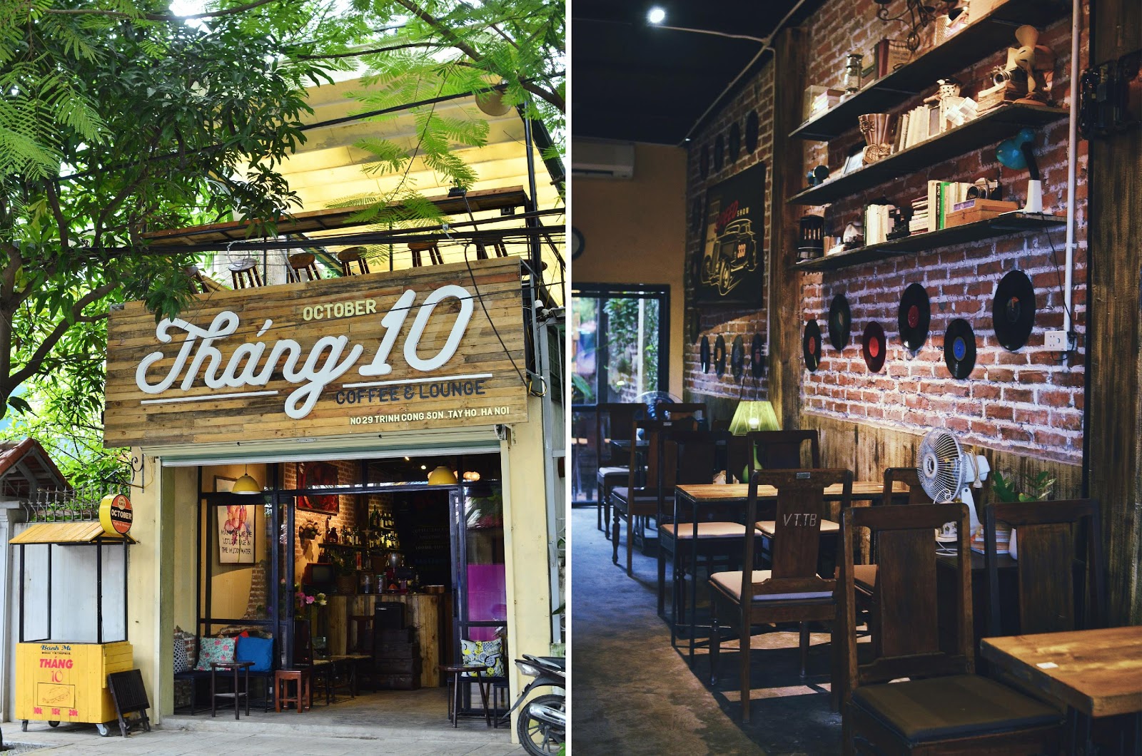 Café Tháng 10 cơ sở 2 – không gian 