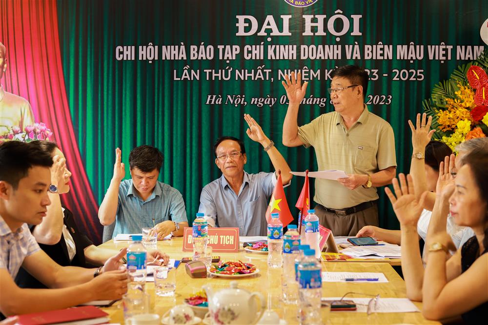 Đại hội Chi hội Nhà báo Tạp chí Kinh Doanh và biên mậu Việt Nam