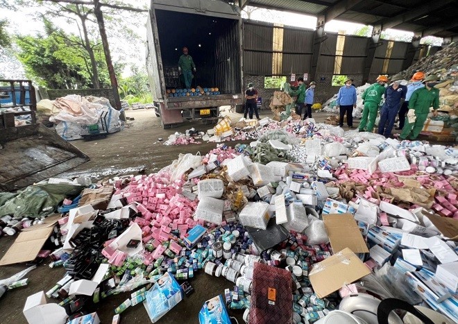 Hà Nội: Ban hành kế hoạch tiêu hủy lô hàng hóa vi phạm