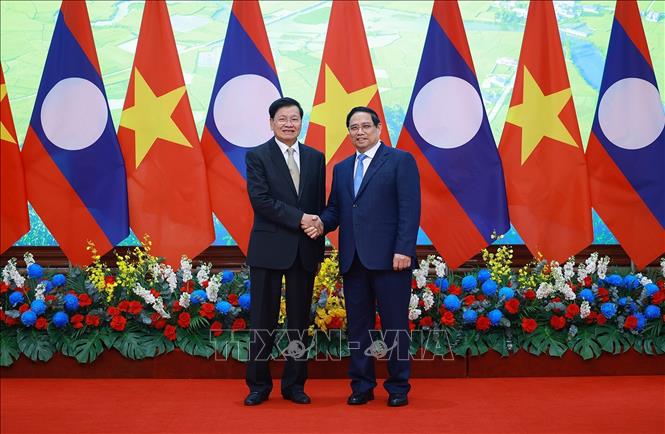 Việt Nam – Lào thúc đẩy phát triển hạ tầng, thương mại biên giới, nâng tầm hợp tác kinh tế trong giai đoạn mới