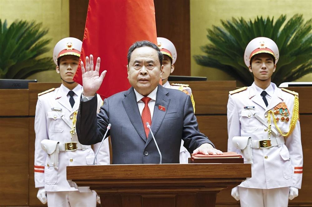 Chủ tịch Quốc hội Trần Thanh Mẫn tuyên thệ và phát biểu nhậm chức