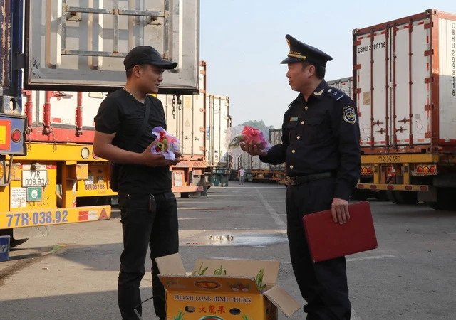 Lạng Sơn: Cửa khẩu Tân Thanh sôi động hoạt động biên mậu cuối năm