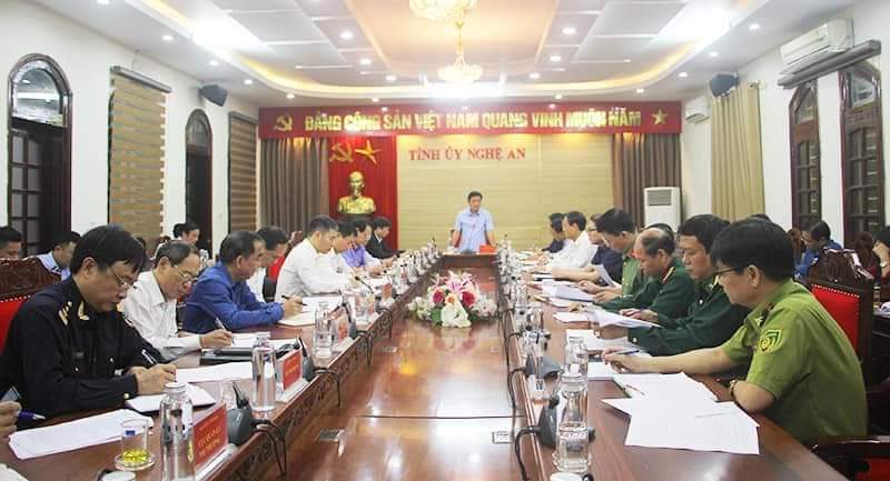 Bí thư Tỉnh ủy Nghệ An Thái Thanh Quý chủ trì Hội nghị giao ban Khối nội chính tháng 3/2023 