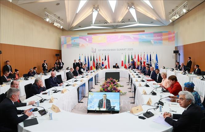 Thủ tướng Phạm Minh Chính nêu thông điệp tại Hội nghị Thượng đỉnh G7 mở rộng