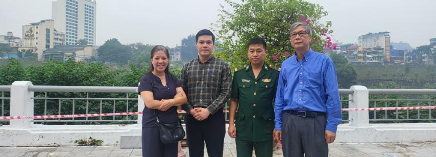 Lãnh đạo Hiệp Hội Thương nhân kinh doanh Biên mậu Việt Nam làm việc tại Lào Cai