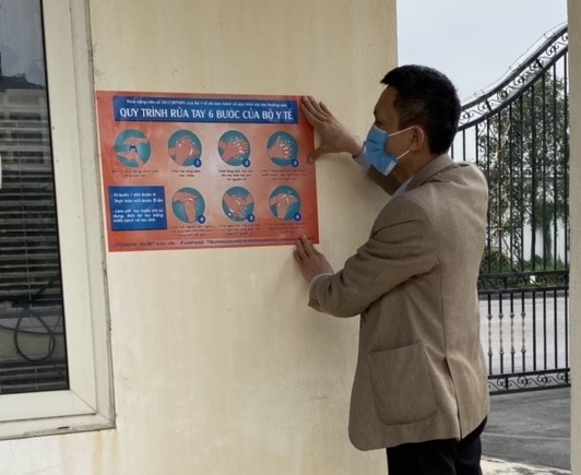 Công tác phòng chống dịch viêm đường hô hấp cấp tại cơ sở Từ Sơn, Trường Đại học Kinh doanh và Công nghệ Hà nội