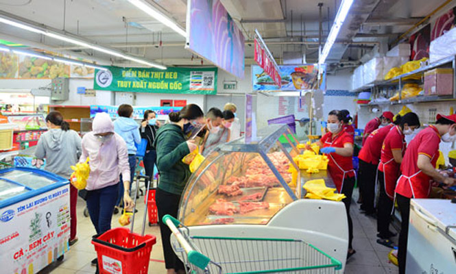  TP. Hồ Chí Minh: Thị trường hàng hóa trong thời gian dãn cách vẫn dồi dào, nhưng lượng mua giảm