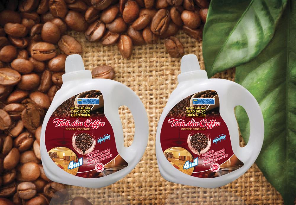 Nước lau sàn tinh dầu cafe – Sản phẩm được các bà nội trợ săn lùng
