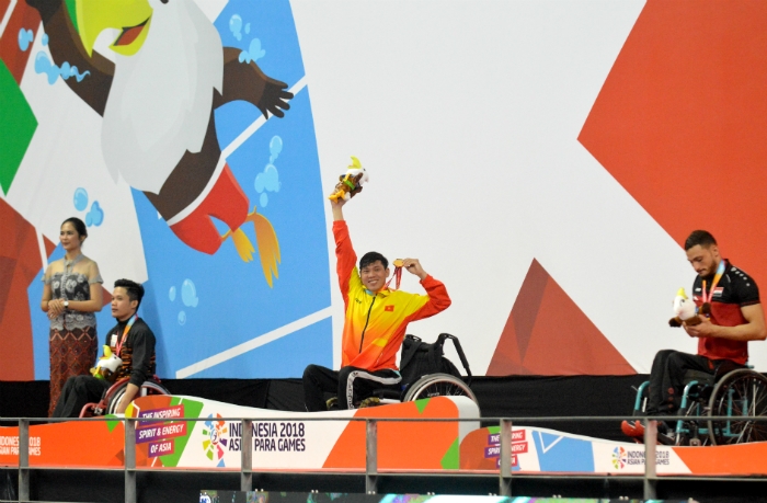 Asian Para Games: Kình ngư Việt Nam phá 2 kỷ lục