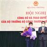 Trao quyết định bổ nhiệm Đại tá Nguyễn Văn Minh làm Phó Tổng biên tập Báo Công Thương