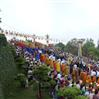 Trang nghiêm nghi thức “Tắm Phật” tại chùa Ba Vàng